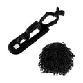 Christmas Light Clips All in One Clips 100Pack, Universal Gutter and Shingle Clip Hooks for Hanging C7, C9 and Mini Lights, Outdoor Xmas Holiday Light Hanger Clip Outside, No Tools Required - Black