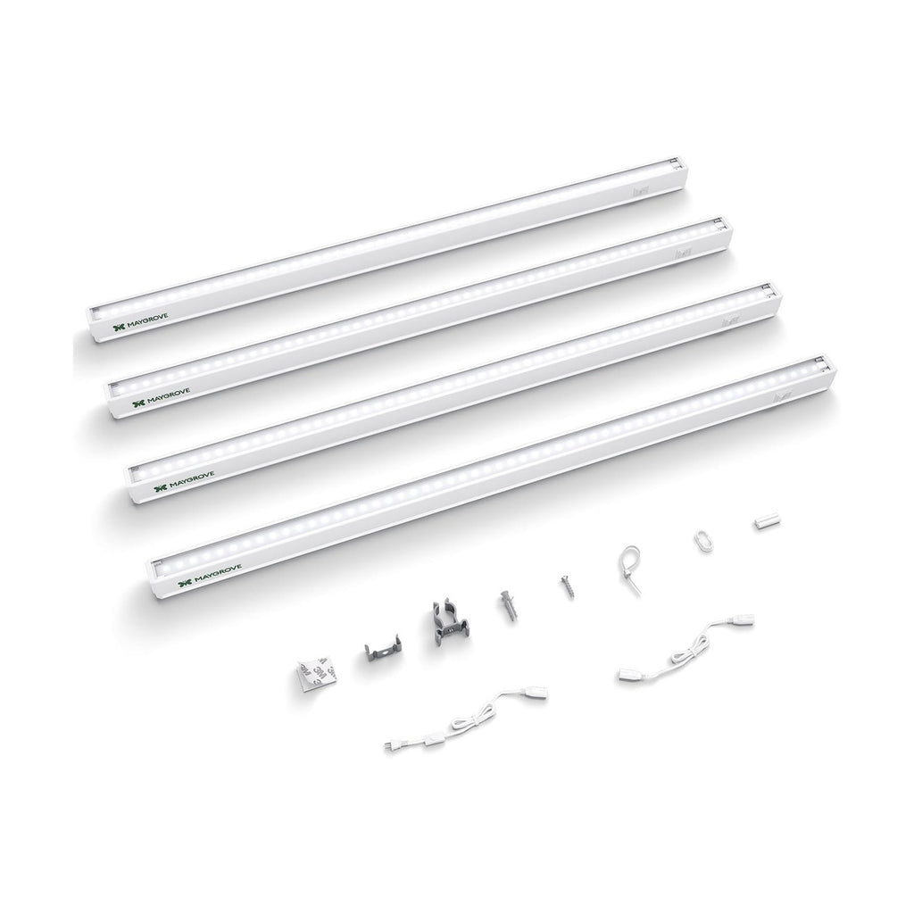 T5 Grow Lights for Indoor Plants 2FT, Sun-Like Full Spectrum 5000K Grow Light, 60W(4 x 15W), Grow Light Strips for Seed