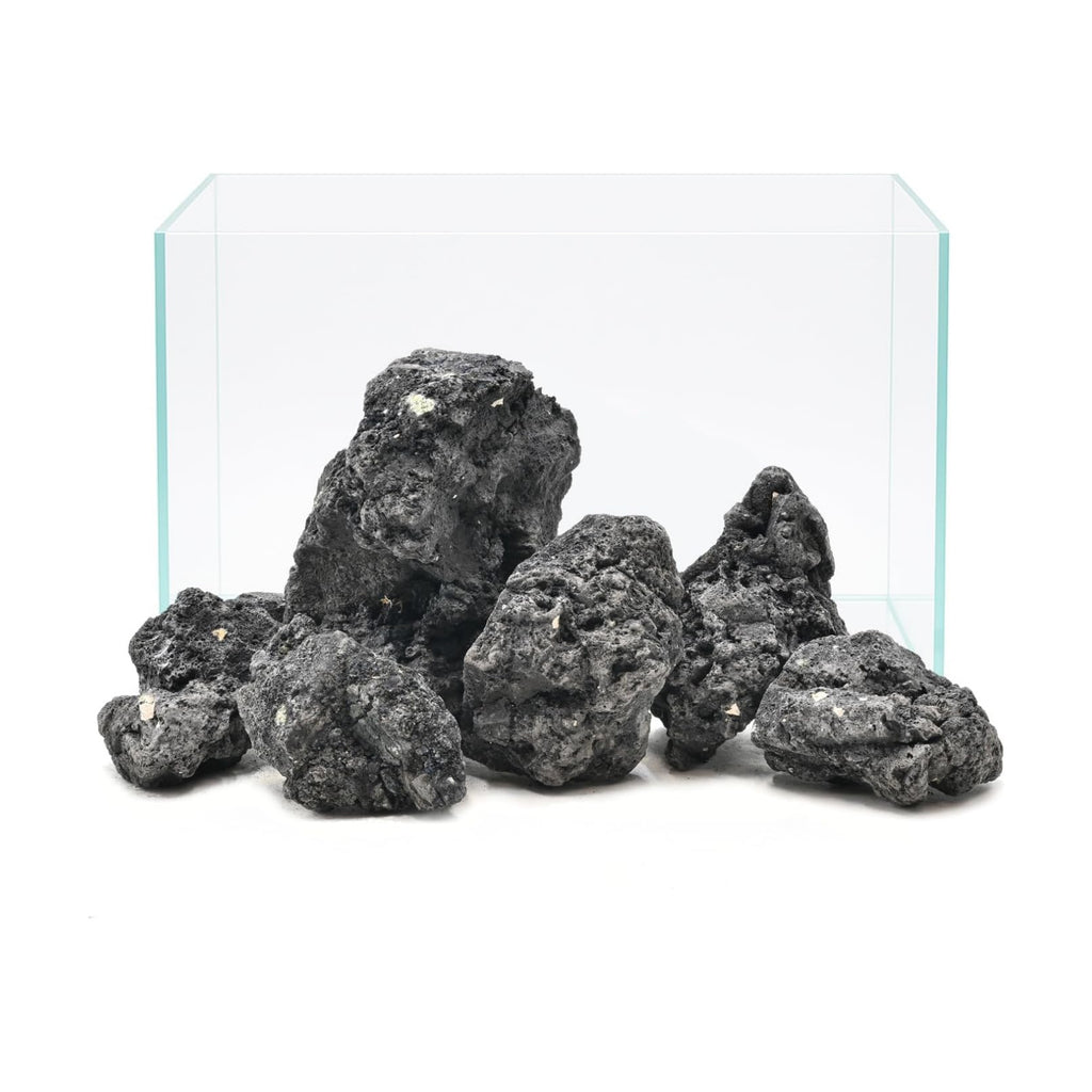 Volcanic Lava Rocks for Fish Tanks Bonsai Fire Pits Aquarium Rocks for Aquascaping,Terrariums,Bonsai,Garden Landscaping