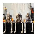 Halloween Mantel Decor, See Speak Hear No Evil Skeletons Resin Statues