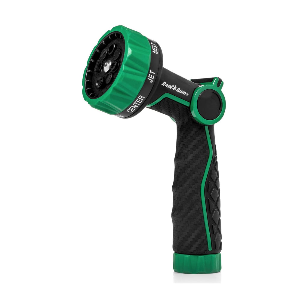 Rain Bird TCNZL8P Garden Hose Nozzle - 8 Pattern Thumb Control Adjustable Spray Nozzle for Watering Plants, Outdoor