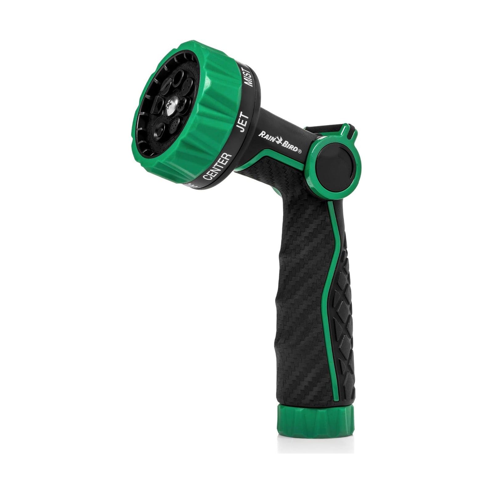 Rain Bird TCNZL8P Garden Hose Nozzle - 8 Pattern Thumb Control Adjustable Spray Nozzle for Watering Plants, Outdoor