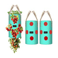 3 Pack 3 Gallon Hanging Strawberry Planter Bags for Tomatoes | Upside Down Tomato Planter with 2 Handles and Bottom