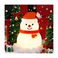 Christmas Snowman Night Light RGB Rechargeable for Nursery Bedroom