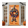 IVN Halloween Witch Legs Wreath Door Cover Decorations 35x71 Inch
