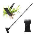 Walensee 2-in-1 Weed Puller Tool and Garden Hoe, Long Handle Weed Rake | Durable 3.5mm steel head, 64-inch adjustable
