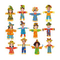 Pajean 60 Pcs Scarecrow Bulletin Board Decor Thanksgiving Scarecrow Cutouts
