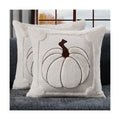 Allorry Fall Pillow Covers 16x16 2 Pack Cream White Pumpkin Home Decor 010E