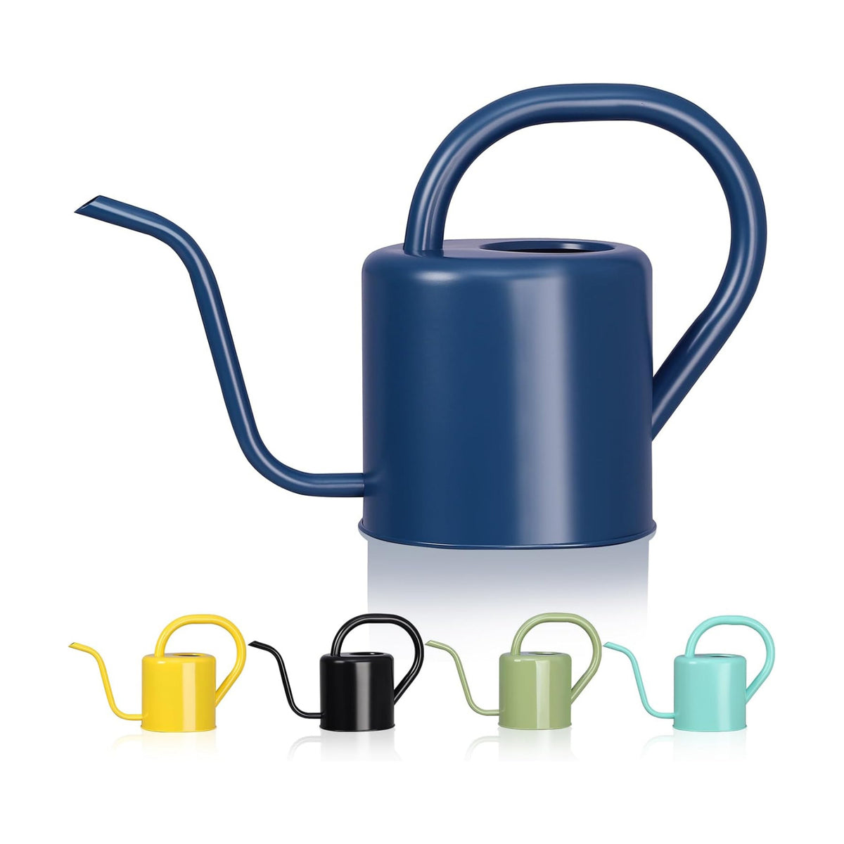 Watering Can, Stainless Steel Watering Can for Indoor & Outdoor Plants, 1L/35oz Long Spout Water Can with Handle, Rust-Proof Plant Watering Pot for House Plants, Garden Flowers