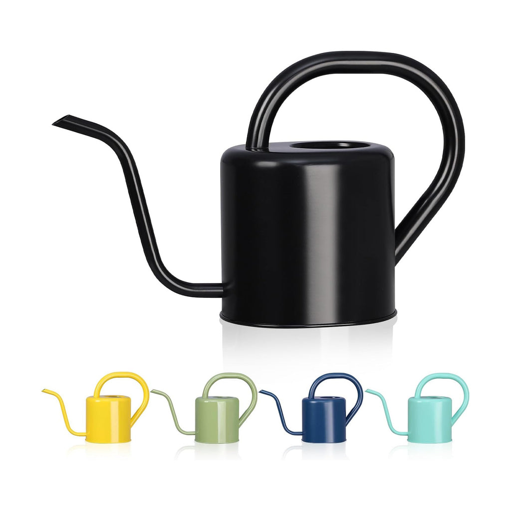 Watering Can, Stainless Steel Watering Can for Indoor & Outdoor Plants, 1L/35oz Long Spout Water Can with Handle, Rust-Proof Plant Watering Pot for House Plants, Garden Flowers