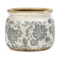 Dosayes Large Ceramic Pot for Planters, Ice Crack Glazed Flower Pot with Drainage Holes,5.91inch Vintage Planters for