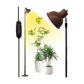Plant Grow Light for Indoor Plant, Walnut Wood Grain LED Grow Light,Elevating Plant Lamp,Height Adjustable,Automatic