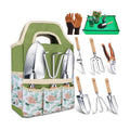 Kynup Garden Tools Set with Storage Bag, Heavy-Duty Gardening Kit for Women | Thickened Rust-Resistant Stainless Steel