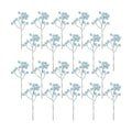 Fangoo 20 Pack 7 Inch Artificial Light Blue Berry Picks for Christmas Tree Light Blue Berries Stems Holly Berry Branches Ornaments Wreath Crafts Wedding Holiday Season Winter Home Decor