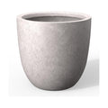 Kante Accent Round Bowl CON Gray Concrete Planter 14" Dia, Outdoor
