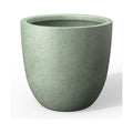 Kante Large Round Bowl Mint Green Concrete Planter 18" Dia, Outdoor