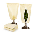 Sukh Plant Covers Freeze Protection - 2 Pack Plant Covers for Winter, Beige