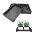 1PC Plant Saucer Tray 7 Inch, Rectangular Resin Drip Catcher — Nobirise