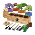 Bonsai Tree Kit, Bonsai Starter Kit with Seeds & Tools, Tree Live Plants Indoor, Gardening Gifts for Women Men Mom