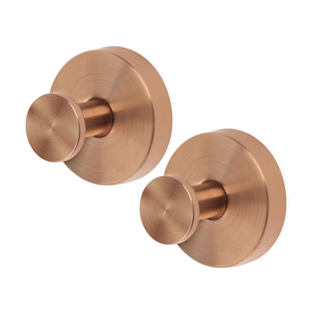 Linwnil Suction Cup Wreath Hanger，Suction Cup Hooks Hanging 10 Lbs，Waterproof Suction Cup Wreath Holder for Windows, Shower, Wreaths，Smooth Doors (Rosegold, 2 Pack)