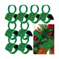 8PCS Adjustable Christmas Garland Ties for Banister with Non-Slip Padding