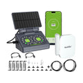 RAINPOINT WiFi Smart Programmable Solar Drip Irrigation System for Indoor Houseplant Water Up to 15 Pots, Compact