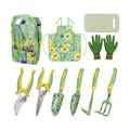 10 Piece Garden Tools Set, Gardening Hand Tools Kit with Heavy Duty Rust-Proof Aluminum Tools, Organizer Tote Bag
