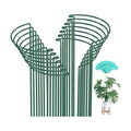16 Pack 32 in Plant Support Stakes, Peony Cages and Supports with 15 Lable | Rust-proof Metal Plant Stakes, Adjustable