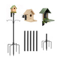 95 Inch Bird Feeder Pole Kit, 5-Prong Base, Hanging Hook