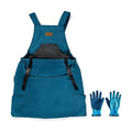 Waterproof Gardening Apron for Women Men, Adjustable Cross Back Garden Apron with Pockets, Oxford Cloth Harvest Apron