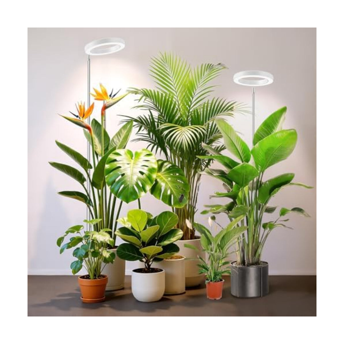 Kullsinss 6.3in Grow Light, Full Spectrum Plant Lights for Indoor Growing