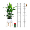32in Large Indoor Plant Trellis for Climbing Plants, Expandable Metal Garden Trellis for Potted Plants, Tall Plant