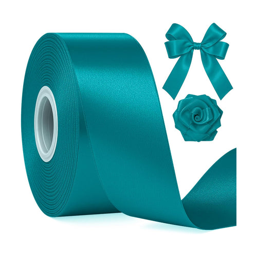 1 1/2 in 30 Yards Teal Ribbon for Gift Wrapping Birthday Graduate Christmas