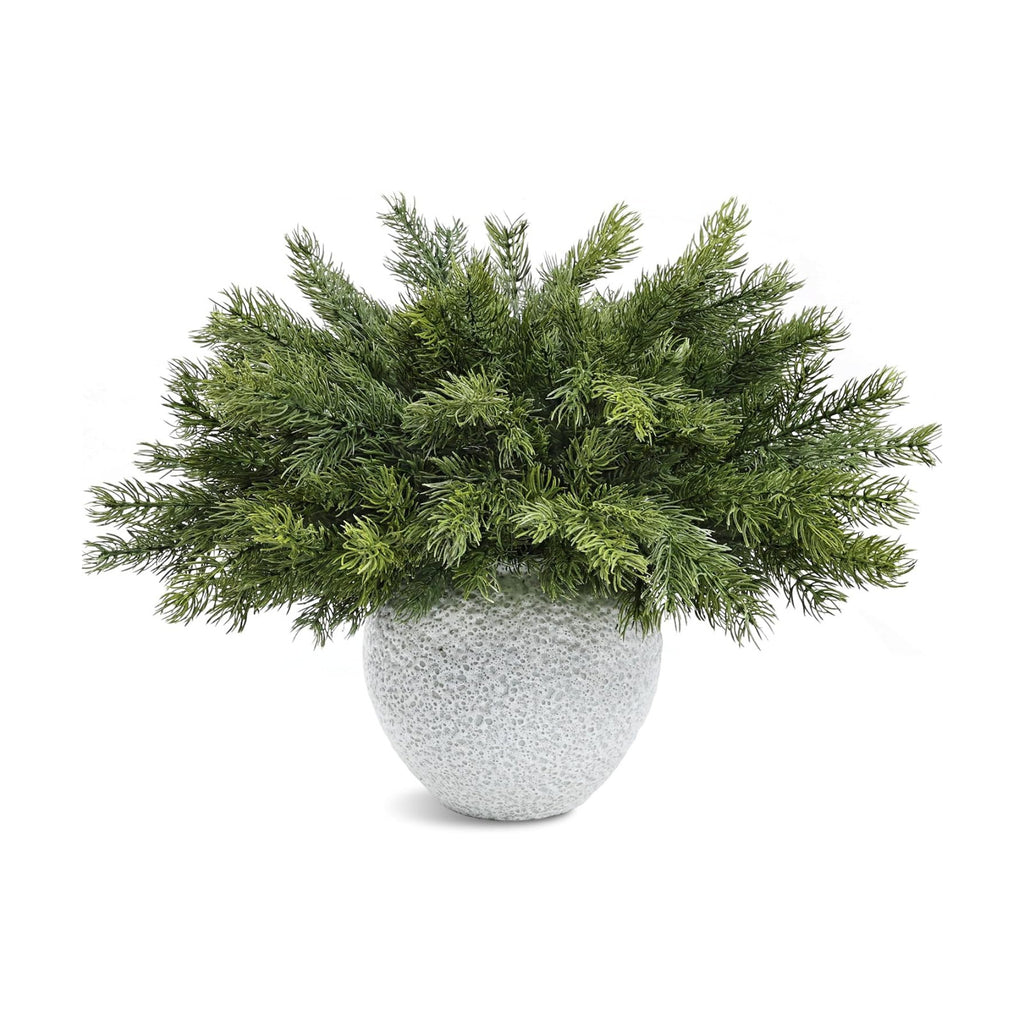 Artgar 6 Pcs Christmas Pine Branches - 18" Realistic Greenery Pine Stems