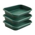 Vesici 3 Pcs Garden Tidy Trays Potting Tray for Seeding Growing, Green | Soil Mixing, Repotting Mat, Large Plant Trays