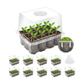MIXC 10 Pack Seed Starter Tray, 120Cell Stater Kit with Elevated Lid
