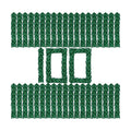 Uieke 100 Pcs Christmas Garland Ties Artificial Pine Needles Garland Faux Pine Greenery Stems 12’’x2 Twist Wired Tree Branches Wreath Tie for Craft Gift Wrapping Party Supply Christmas Decoration