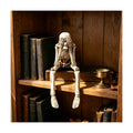 1 Pcs Halloween Skeleton Statue,Cover Eyes Evil Spooky Figurines