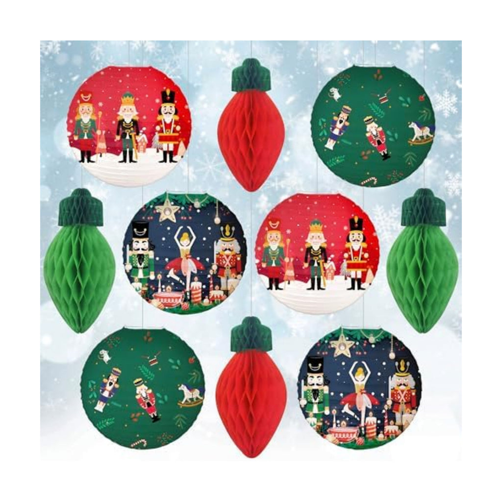 KatchOn Hanging Christmas Decorations Indoor – Pack of 10