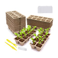 360 Cells Seed Starter Tray, 36 Pack Germination Peat Pots with 100 Labels, Plant Starter Kit for Seedlings