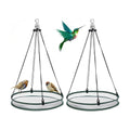 2Pcs Universal Wild Bird Seed Catcher Tray, 16 Inch Adjustable Hanging Hoop Platform, for Hummingbird Feeders & Bee Feeders, Outdoor Garden Accessory