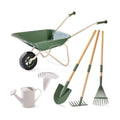 ROBUD Kids Wheelbarrow with Gardening Tools Set, Educational Kids Gardening Set with Kid Wheelbarrow, Toddler Gardening