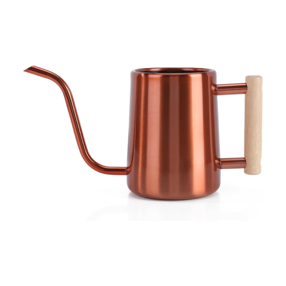 Watering Can Indoor Plants, 35 oz/1000 ml Metal Stainless Steel Watering Can Pot with Long Spout for Indoor House Plants Bonsai Outdoor Garden Flower Decorative (Copper)