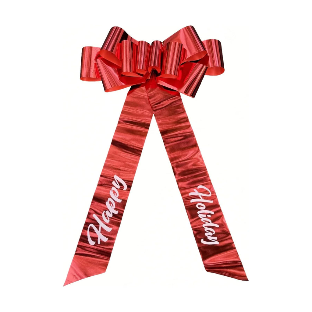 Big Christmas Bow 30 inch Holiday Bow for Christmas & Outdoor Decor