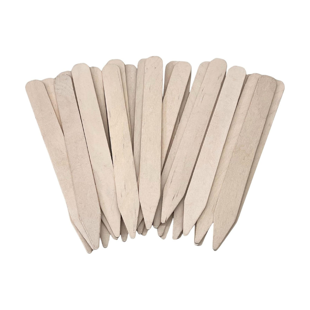 100% Natural Wood Plant Markers - 12 Inches Tall - for Field and Garden Use - Eco-Friendly & Sustainable Plant