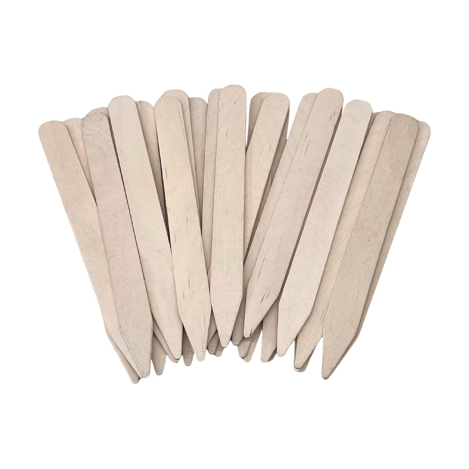 100% Natural Wood Plant Markers - 12 Inches Tall - for Field and Garden Use - Eco-Friendly & Sustainable Plant