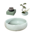Ikebana Kit, Bowl, with 1.8in Floral Frog