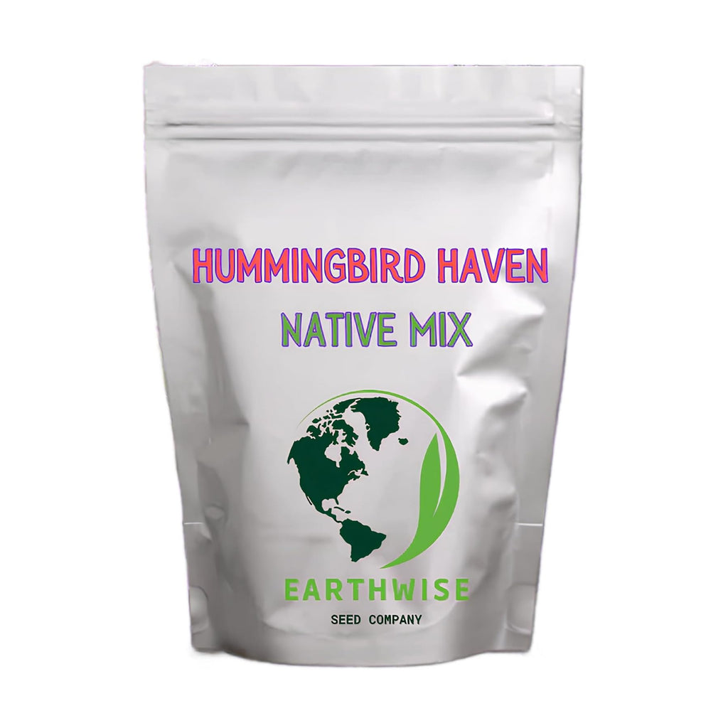 Earthwise Hummingbird Haven Wildflower Seed Mix - 1/2 lb, 1,200 sq ft | Attracts Hummingbirds, Nectar-Rich Blooms