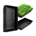 Sckee Upgraded 10 Pack Plant Growing Trays Seed Starting Tray Microgreens Growing Trays Seedling Plant Germination