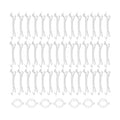 260 PCS Tomato Hooks with String, Tomato Support Hook & Plant Support Clips and 32.8 Ft Twine, Climbing Plants Hooks